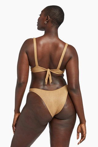 Demi Underwire Top - Golden Glow Metallic