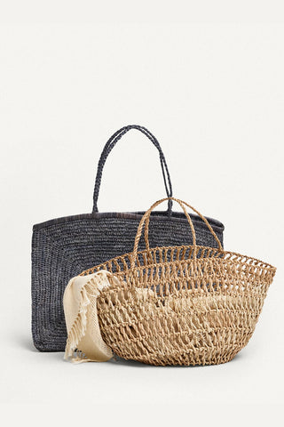 Rio Tote - Natural Raffia