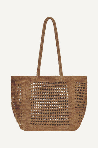 Ora Tote - Caramel Raffia