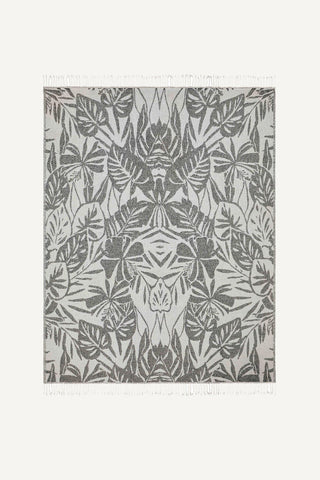 Siesta Beach Blanket - Black Cotton