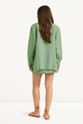 Nadia Shirt - Sage EcoLinen
