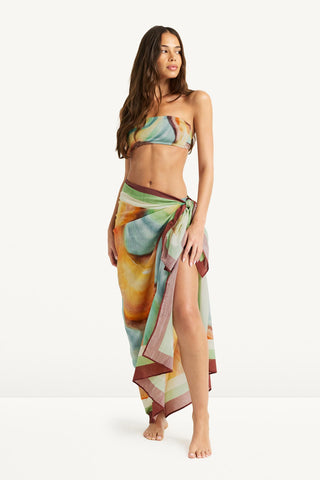 Samara Sarong - Elemental Current Cotton Cupro