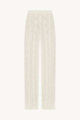 Marea Crochet Pant - Natural Marea Cotton Crochet