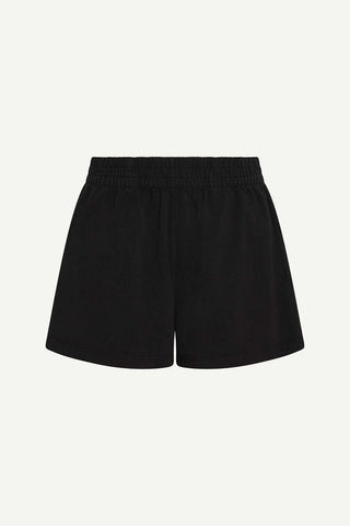 Coast Short - Black Cotton Jersey