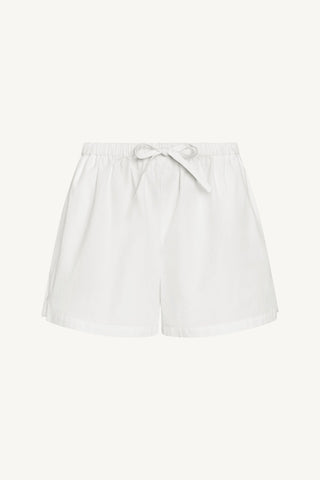 Parker Short - White Cotton Poplin