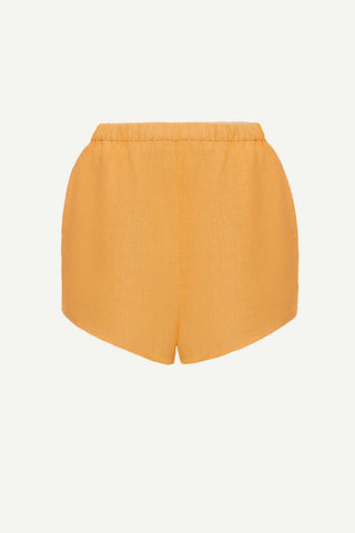 Tallows Linen Short - Creamsicle EcoLinen