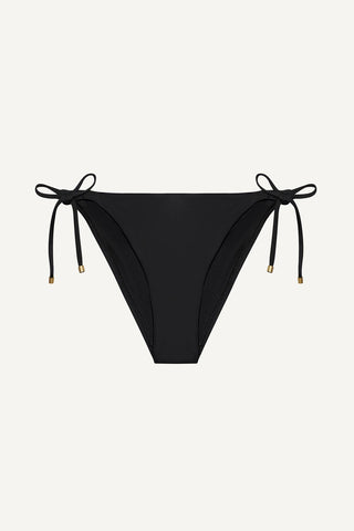 Elle Tie Side Bottom - Black EcoLux
