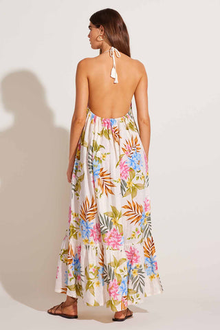 Petra Maxi Dress - Summer Bloom EcoLinen