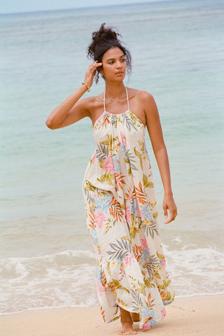 Petra Maxi Dress - Summer Bloom EcoLinen