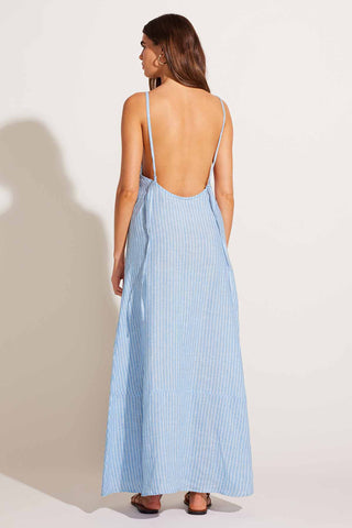 Mari Maxi Dress - Summer Stripe EcoLinen