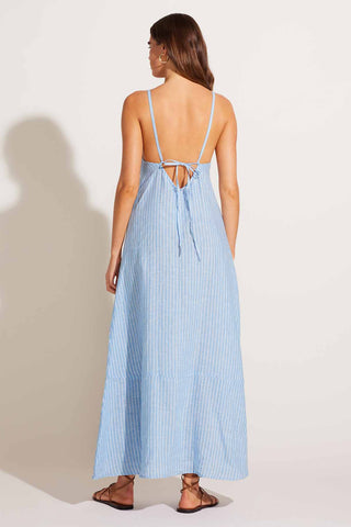 Mari Maxi Dress - Summer Stripe EcoLinen