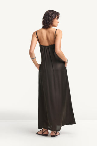 Rhea Dress - Deep Earth
