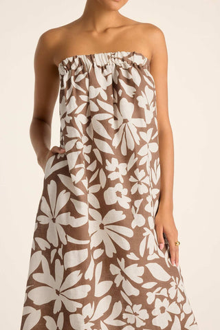 Soliel Dress - Desert Flower EcoLinen