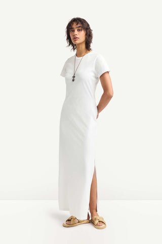 Coast Shirt Dress - White Cotton Jersey