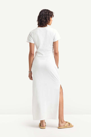 Coast Shirt Dress - White Cotton Jersey