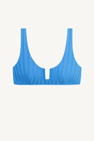 Ursula Bralette Top - Dream Blue SuperRib