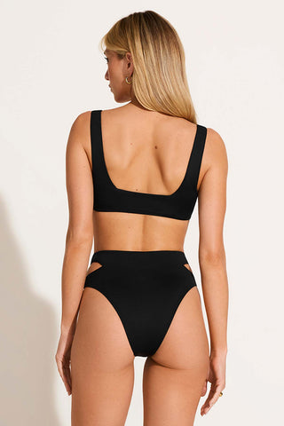 Mika Bralette - Black EcoLux