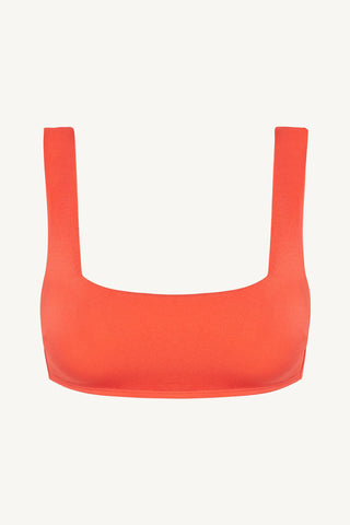 Mika Bralette Top - Coral EcoShimmer