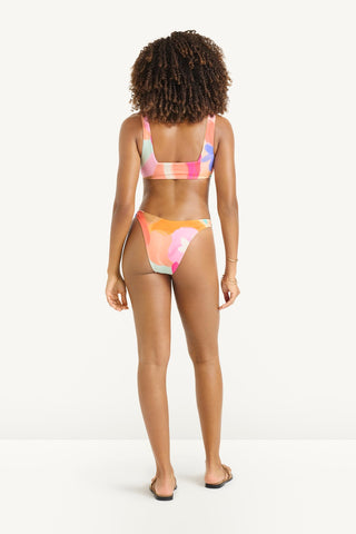 California High Leg Bottom - In Bloom Colorblock EcoLux BT