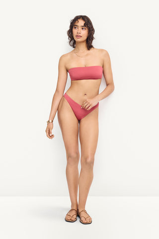 Nala Bandeau Top - Wild Rose EcoLux
