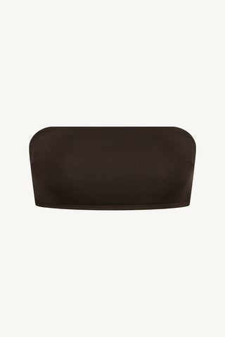 Nala Bandeau Top - Deep Earth EcoLux