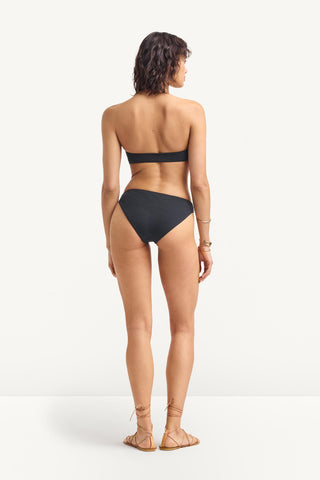 Sierra Bralette Top - Black EcoRib