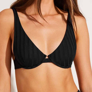 Rossi Underwire Top - Black SuperRib