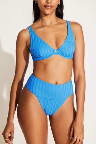 Rossi Underwire Top - Dream Blue SuperRib
