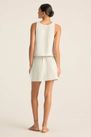 Oasis Wrap Skirt - Vanilla Harbor Terry