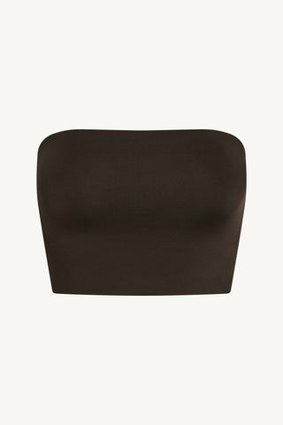 Nala Bandeau Tank Top - Deep Earth EcoLux