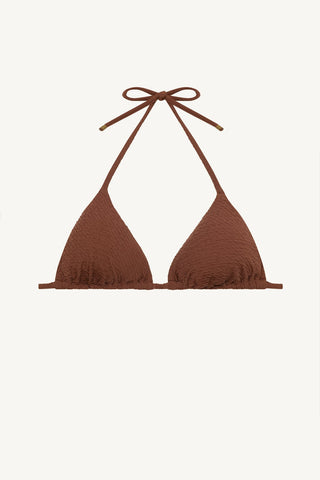 Gia Triangle Top - Brick Riviera Ripple