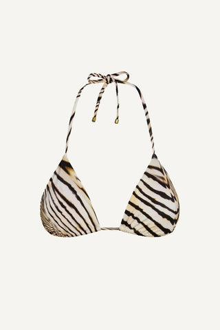 Gia Triangle Top - Shell Stripe EcoShimmer