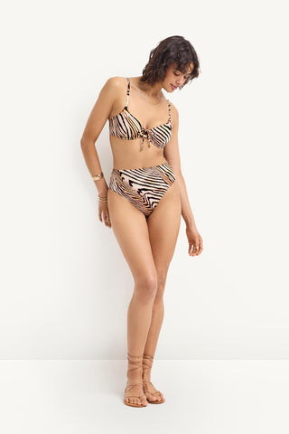 Ada Underwire Top - Shell Stripe EcoShimmer