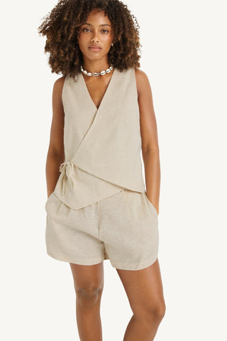 Valencia Vest - Banana Cotton