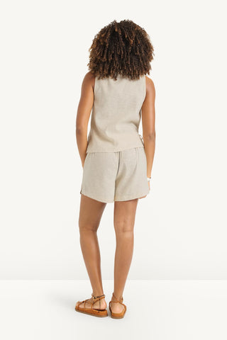 The Getaway Short - Banana Cotton