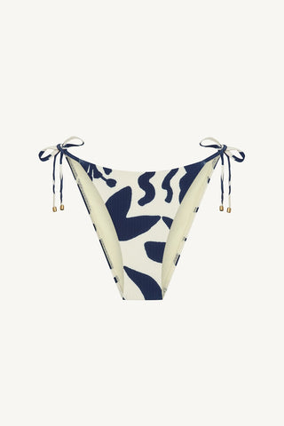 Elle Tie Side Bottom - Night Flower EcoRib BT