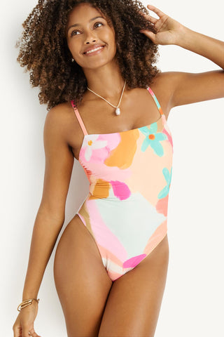 Jenna One Piece - In Bloom Colorblock EcoLux BT