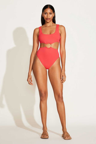 The Icon One Piece - Coral Glow EcoRib BT
