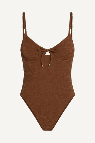 Ada Underwire One Piece - Garden Jacquard