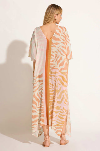 Cerise Caftan - Gold Coast Cotton Cupro