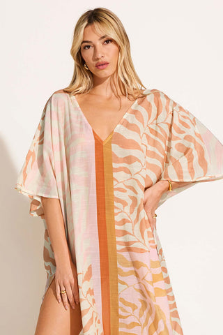 Cerise Caftan - Gold Coast Cotton Cupro