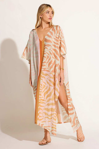 Cerise Caftan - Gold Coast Cotton Cupro