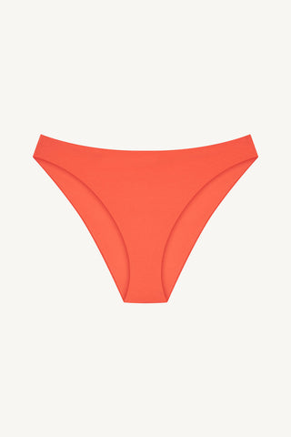 Cali High Leg Full Bottom - Coral EcoShimmer