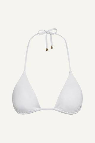 Gia Triangle Top - White EcoLux