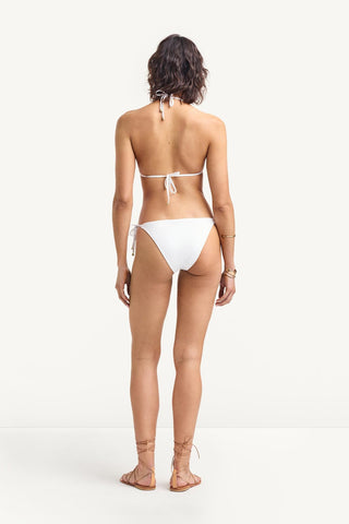 Gia Triangle Top - White EcoLux