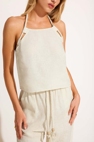 Avery Pant - Oatmeal EcoLinen