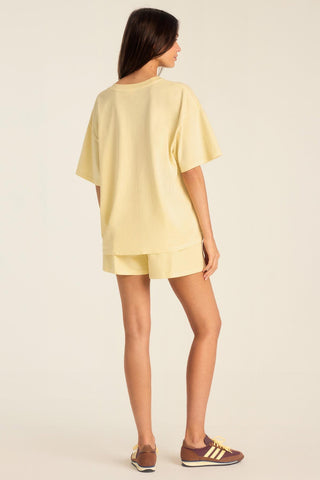 Coast Short - Buttercream Cotton Jersey