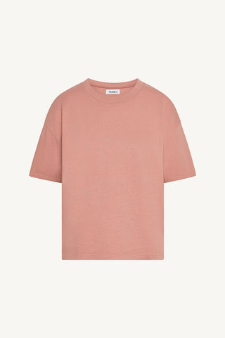 Coast Oversized Boyfriend Tee - Desert Rose Cotton Jersey