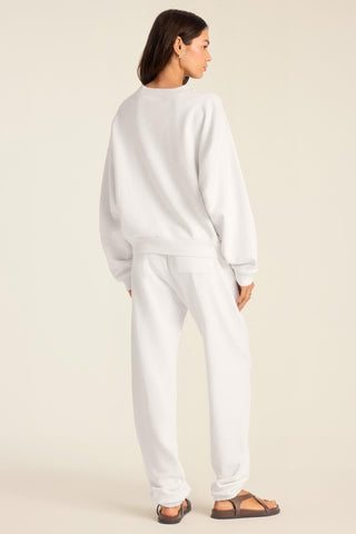 Dawn Classic Sweatpant - White French Terry