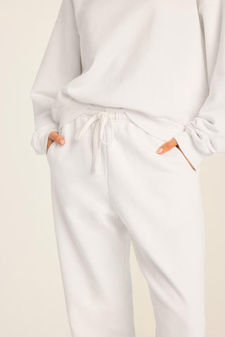 Dawn Classic Sweatpant - White French Terry